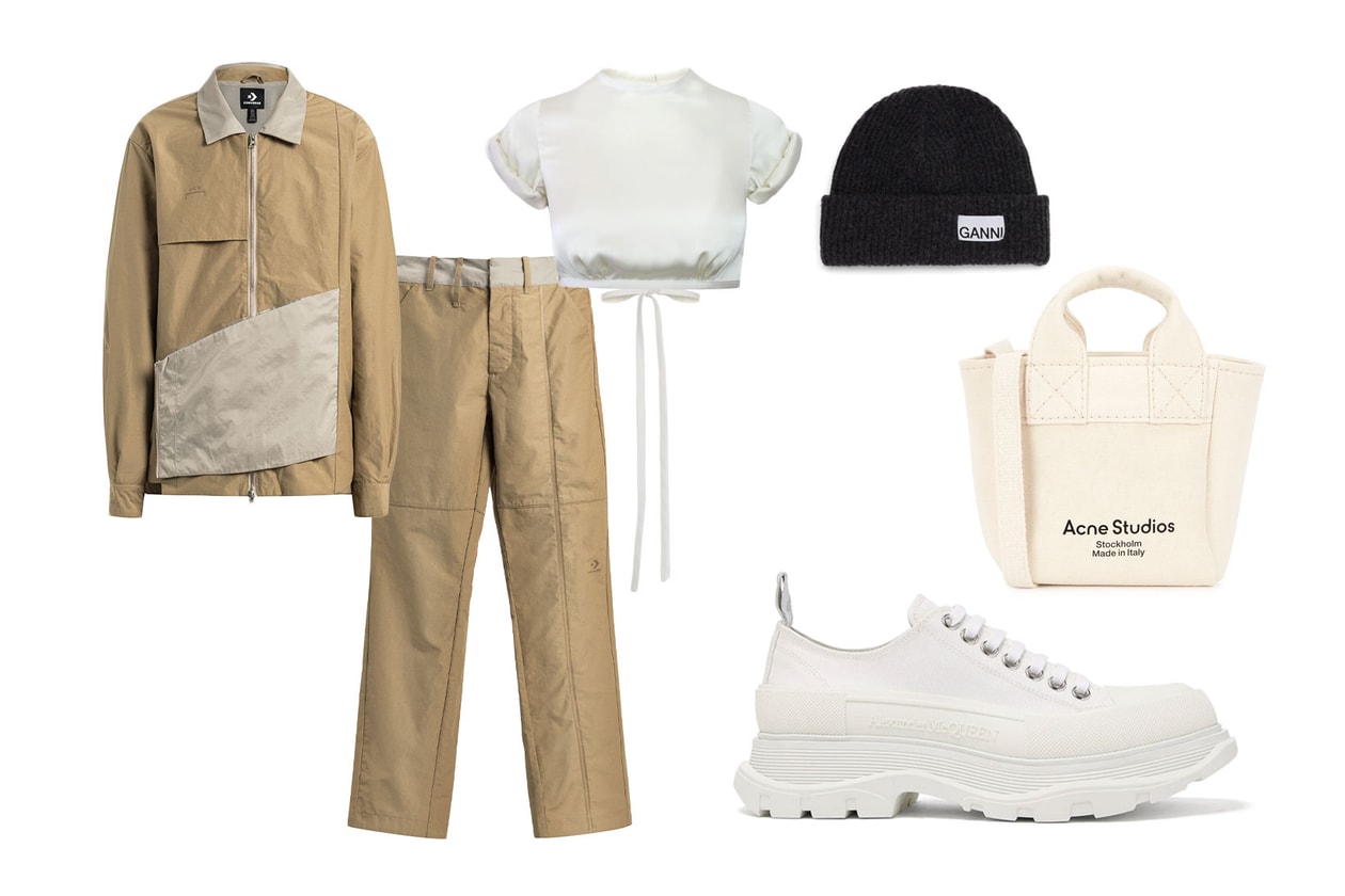 tracksuits styling guide editors outfit a cold wall acw converse orseund iris alexander mcqueen ganni acne studios