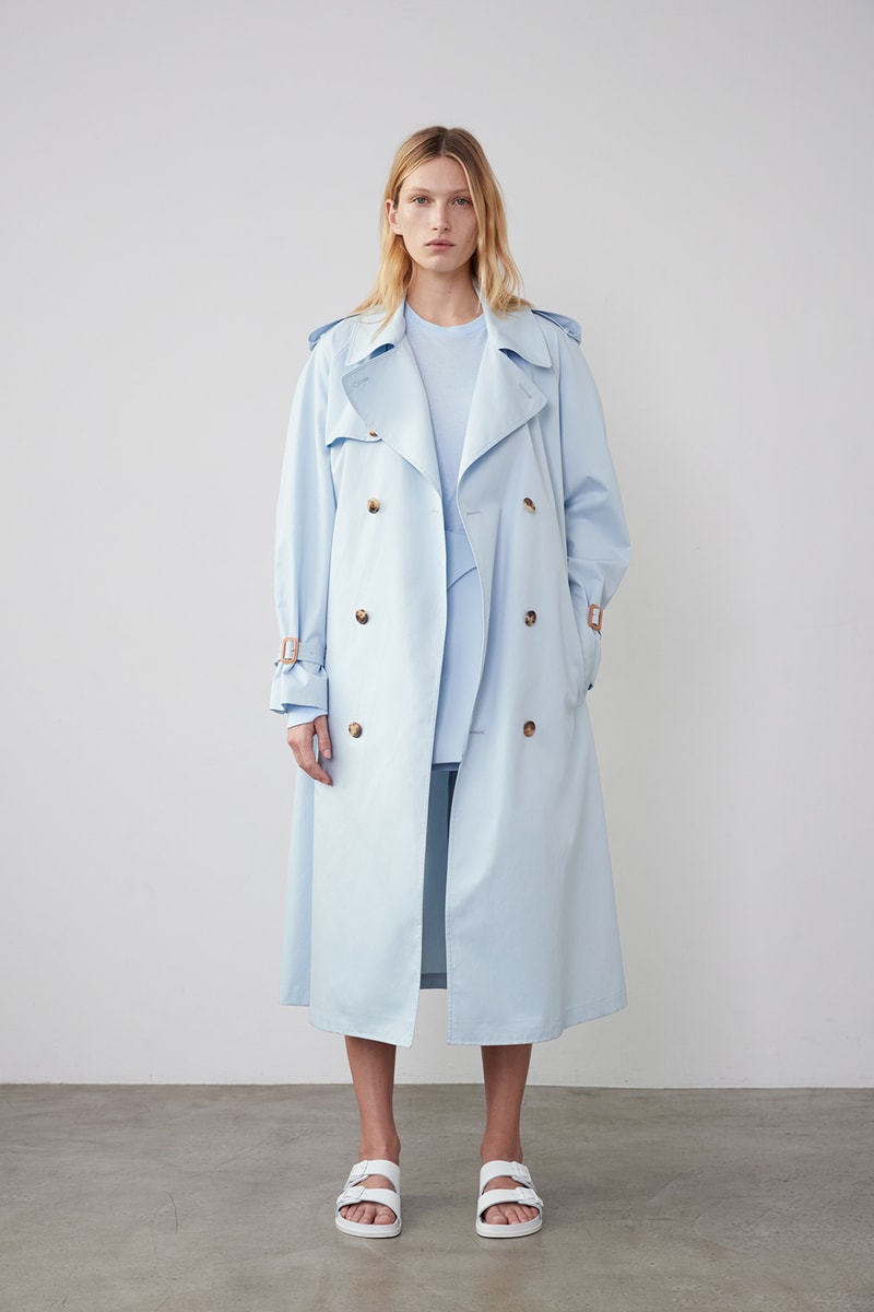 wardrobe nyc permanent collection minimal coats outerwear jackets pants skirts white black shirts