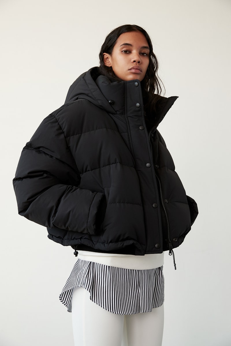 wardrobe nyc permanent collection minimal coats outerwear jackets pants skirts white black shirts