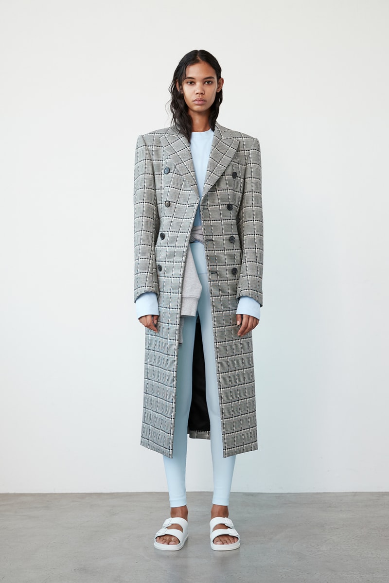 wardrobe nyc permanent collection minimal coats outerwear jackets pants skirts white black shirts