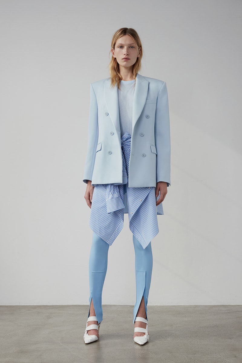 wardrobe nyc permanent collection minimal coats outerwear jackets pants skirts white black shirts