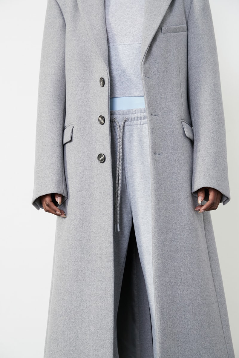 wardrobe nyc permanent collection minimal coats outerwear jackets pants skirts white black shirts