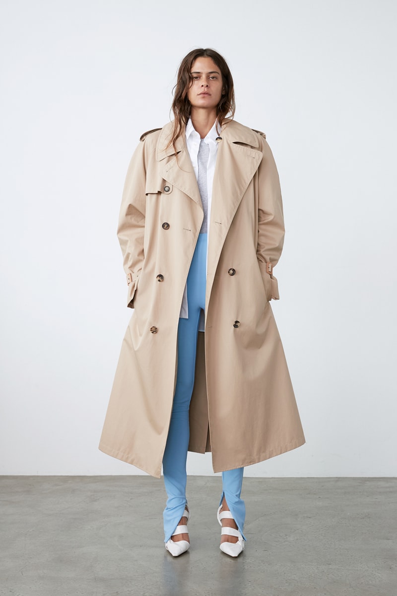 wardrobe nyc permanent collection minimal coats outerwear jackets pants skirts white black shirts