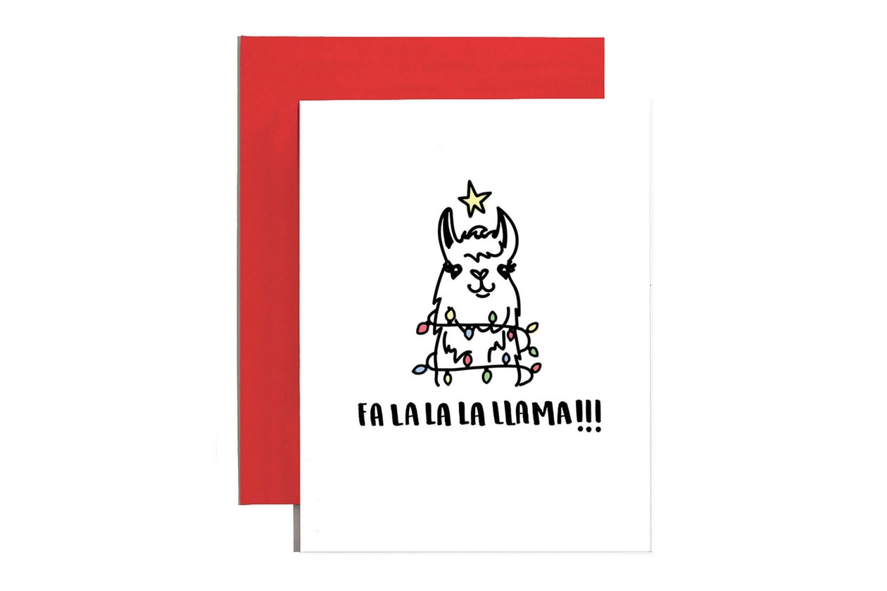 best holiday christmas cards gifts ideas kaws santa claus snowman lizzo cute design