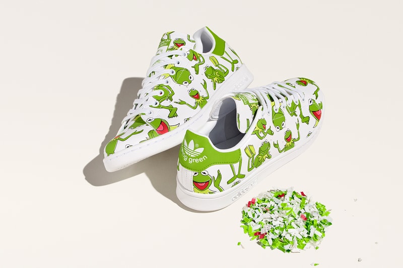 adidas originals muppets kermit the frog stan smith collaboration sneakers white green colorway footwear shoes sneakerhead