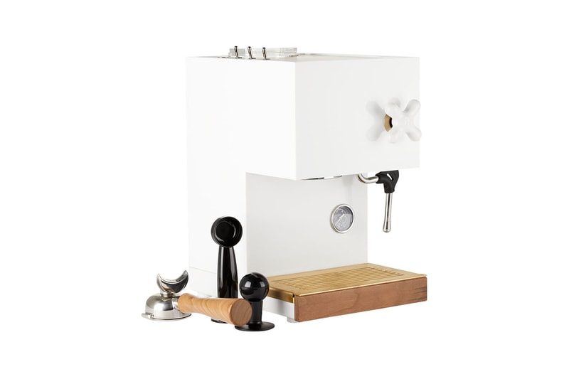 AnZa Espresso Coffee Maker Machine Corian White