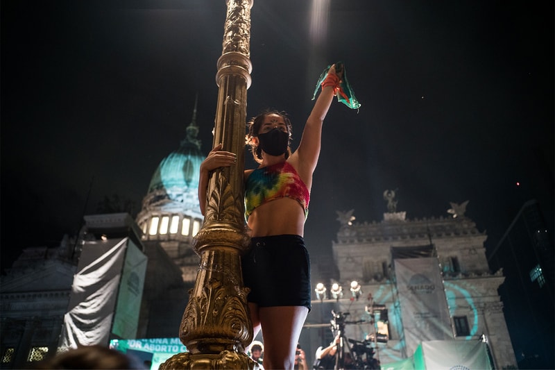 argentina legalizes abortion senate bill passed womens rights celebration