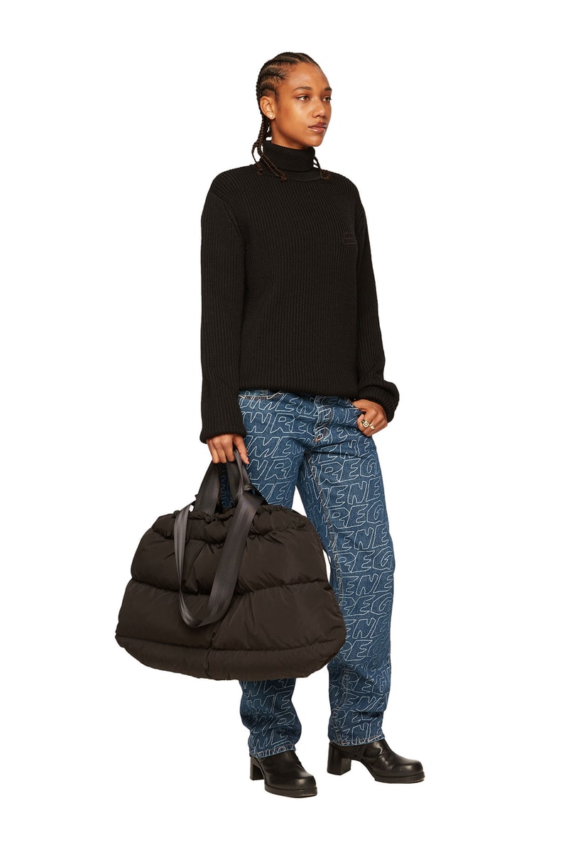 atelier new regime montreal brand fall winter lookbook black knit sweater logo jeans