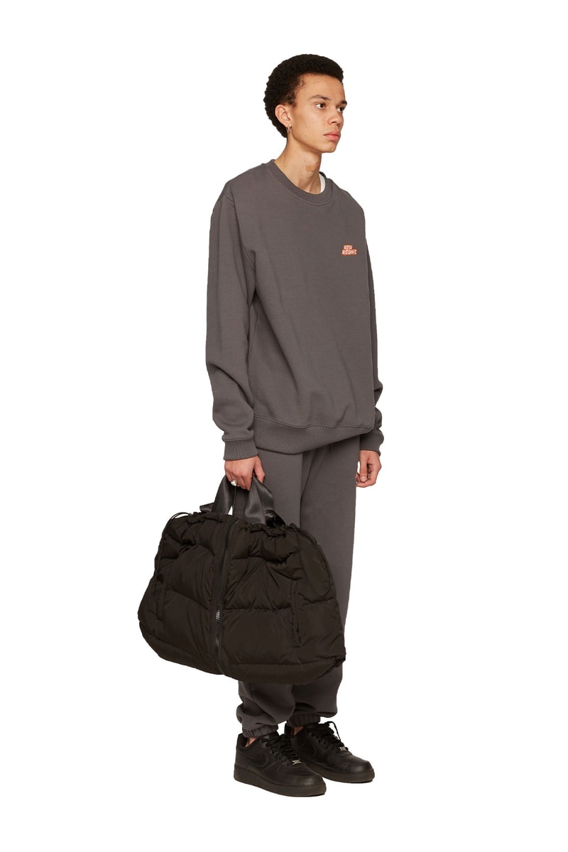 atelier new regime montreal brand fall winter lookbook gray brown logo sweats