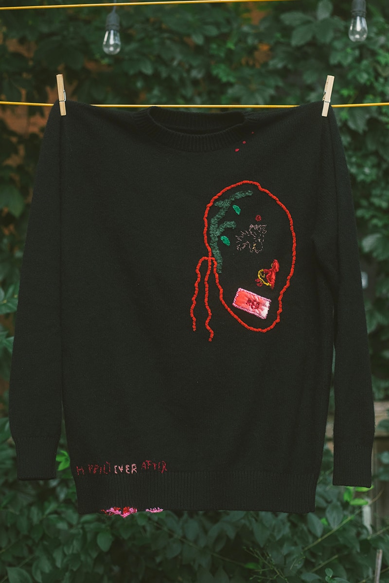 bentgablenits bgn the elder statesman deadstock reworked cashmere knit sweaters socks fairytales release info