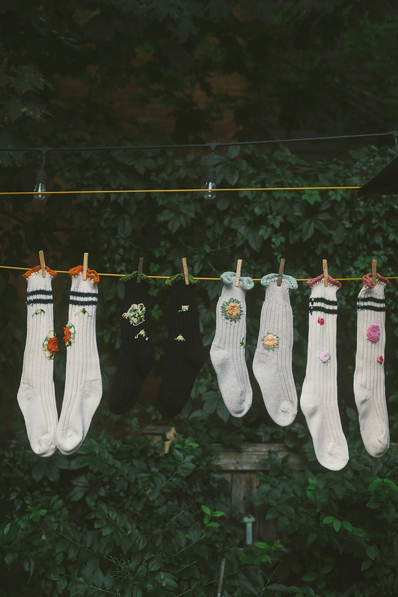 bentgablenits bgn the elder statesman deadstock reworked cashmere knit sweaters socks fairytales release info