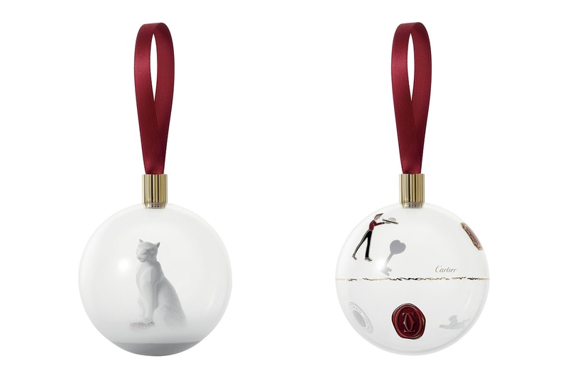 cartier luxury home objects decor collection holiday christmas tree ornament panthere diabolo