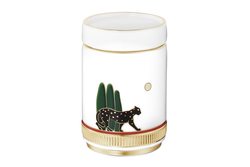 cartier luxury home objects decor collection holiday christmas porcelain candle holder