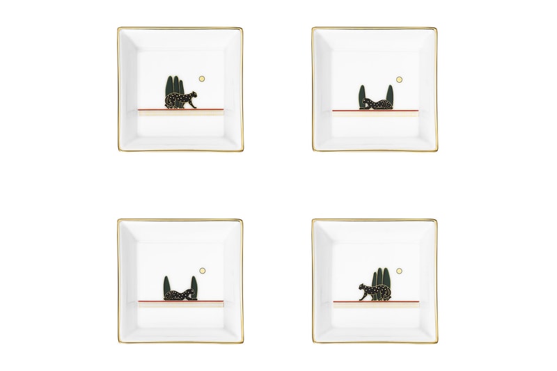 cartier luxury home objects decor collection holiday christmas porcelain trinket tray diabolo