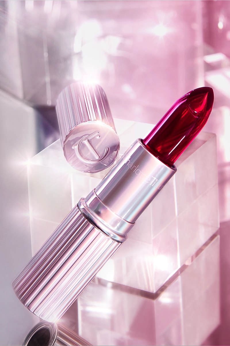 charlotte tilbury glowgasm lipstick makeup red pink