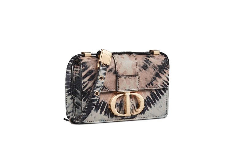 Dior Cruise 2021 Tie-Dye Logo Bags Collection Tote Bag Montaigne Silhouette Pink Navy Blue 