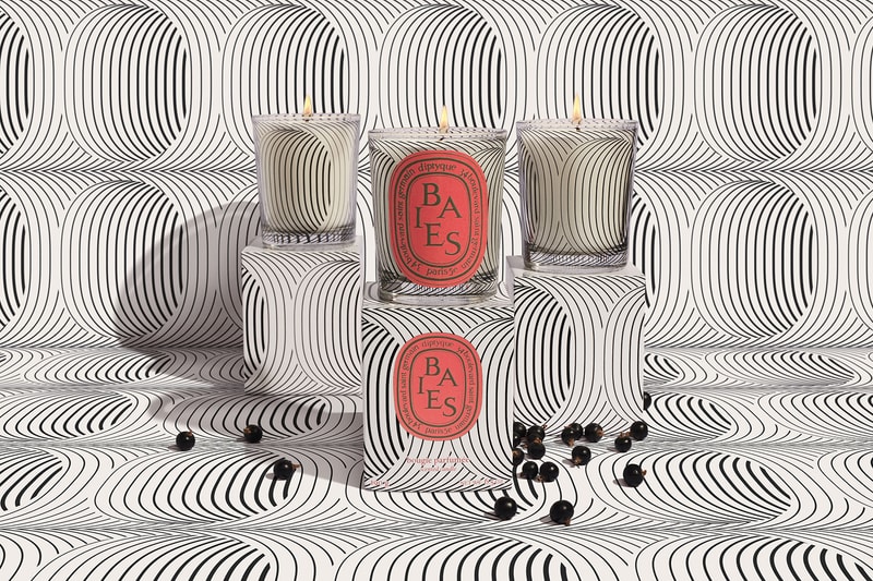 diptyque graphic collection scented candles 60th anniversary home fragrances baies figuier roses price release