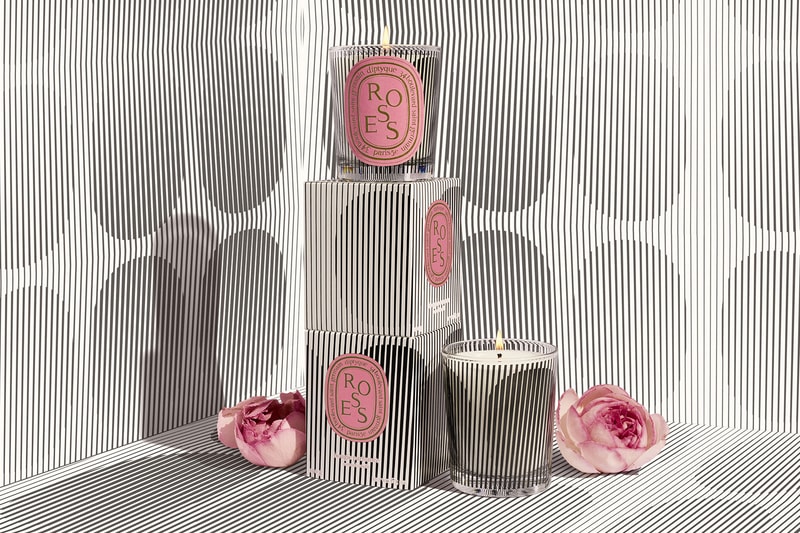 diptyque graphic collection scented candles 60th anniversary home fragrances baies figuier roses price release