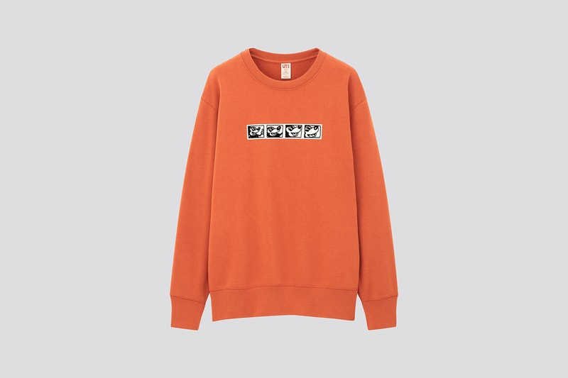 Disney Mickey Mouse x Keith Haring x UNIQLO UT Collaboration Collection Sweatshirt Sweater Black White