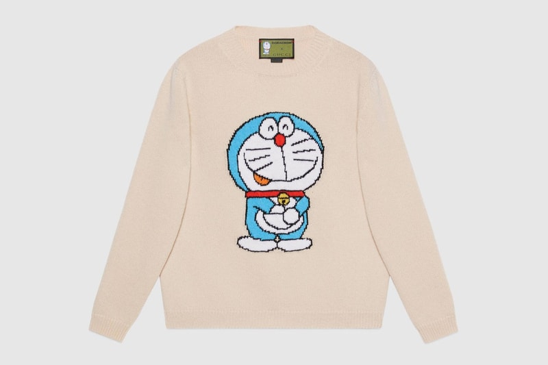 gucci doraemon capsule collaboration collection gg sweater