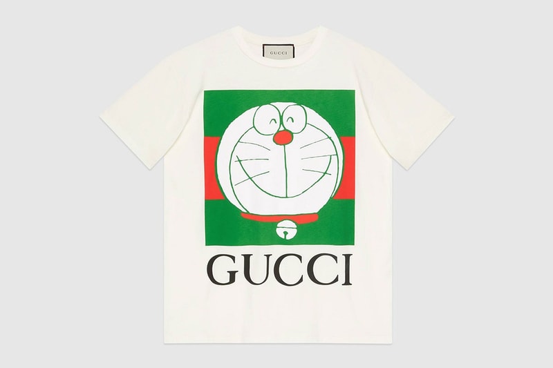 gucci doraemon capsule collaboration collection gg tshirt