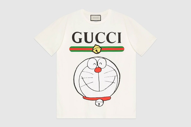 gucci doraemon capsule collaboration collection gg tshirt