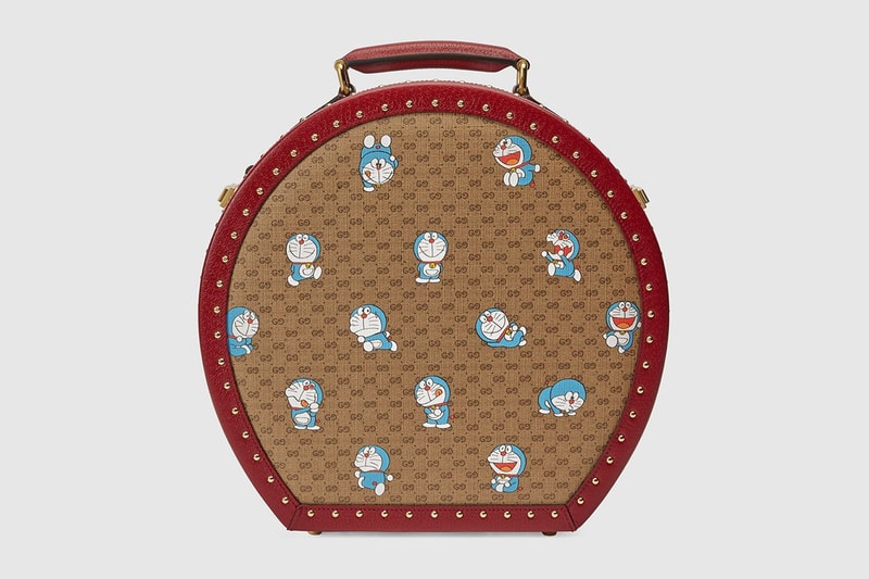 gucci doraemon capsule collaboration collection gg monogram bag