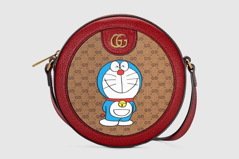 gucci doraemon capsule collaboration collection gg monogram bag