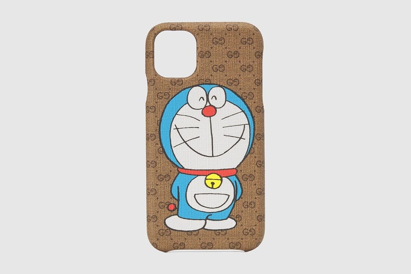 gucci doraemon capsule collaboration collection gg monogram phone case