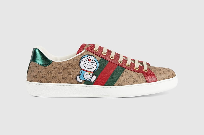 gucci doraemon capsule collaboration collection sneaker ace