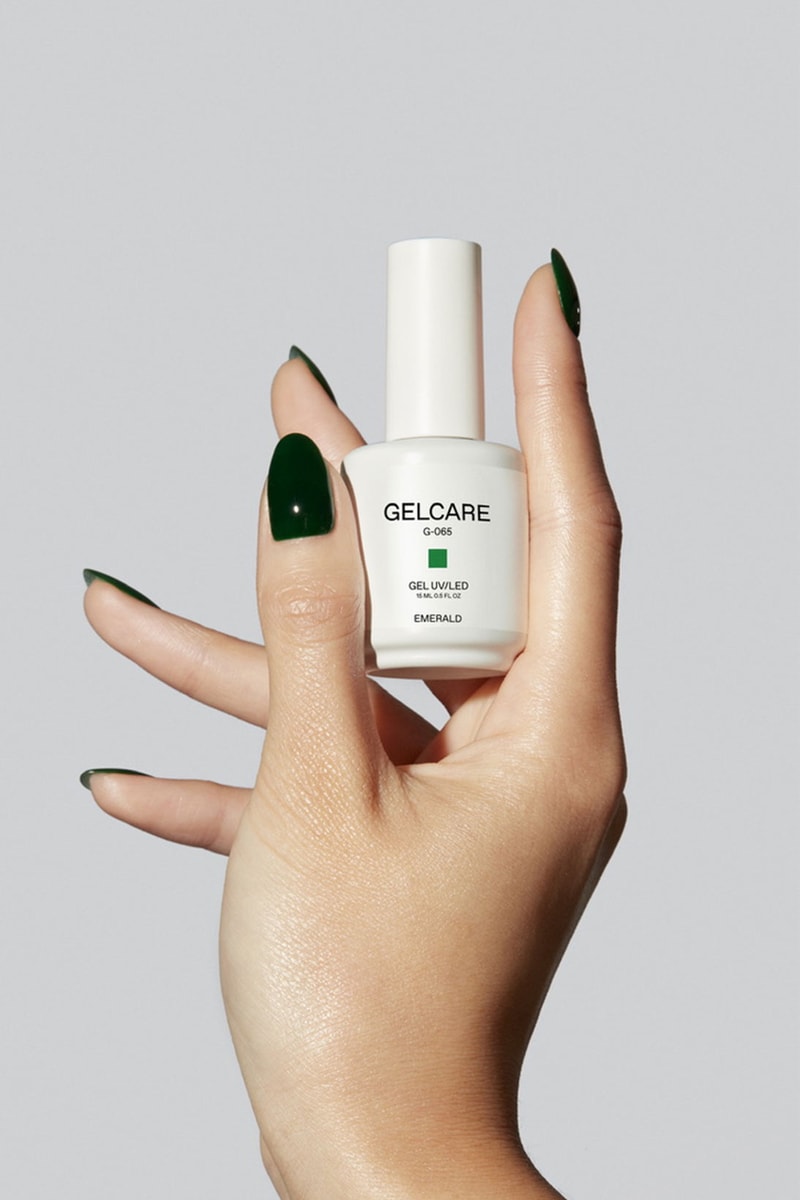 gelcare holiday christmas nail polish manicure colors shades ruby red white glitter green self at home
