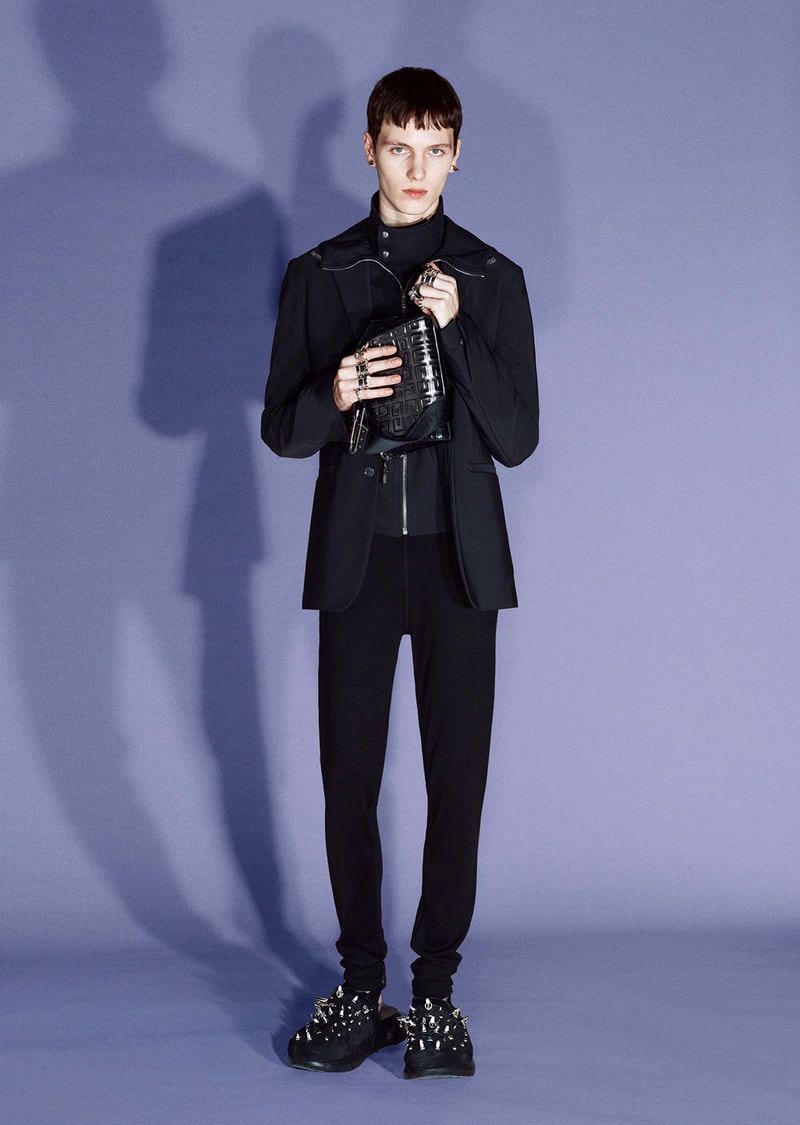givenchy matthew williams pre-fall 2021 collection clogs marshmallow slides studs suits dresses