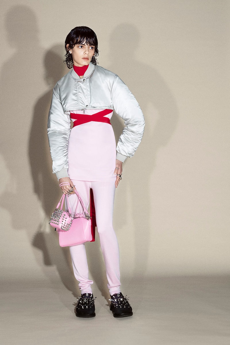 givenchy matthew williams pre-fall 2021 collection clogs marshmallow slides studs suits dresses