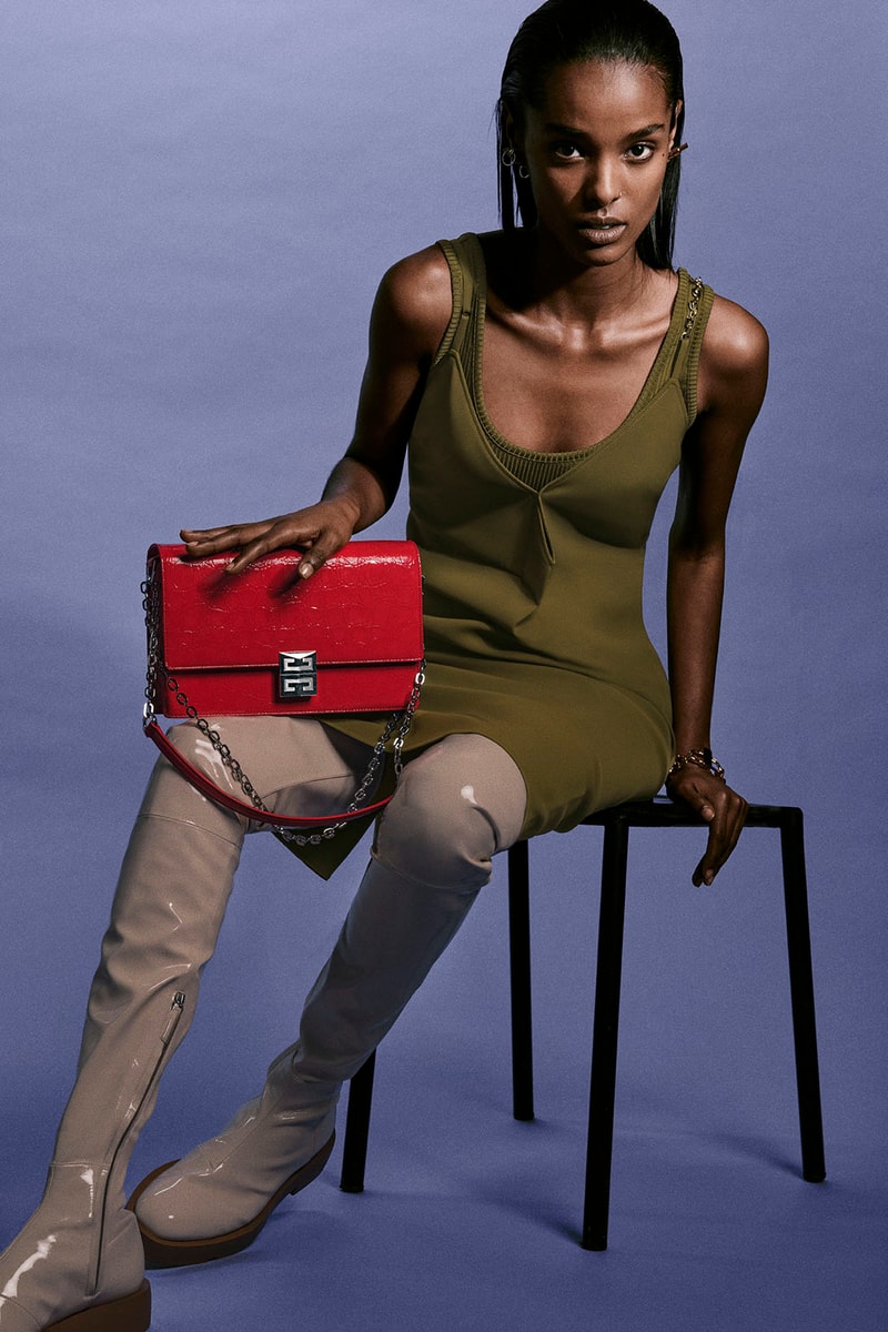 givenchy matthew williams pre-fall 2021 collection clogs marshmallow slides studs suits dresses