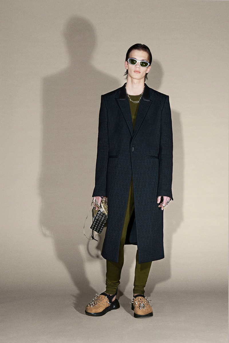 givenchy matthew williams pre-fall 2021 collection clogs marshmallow slides studs suits dresses