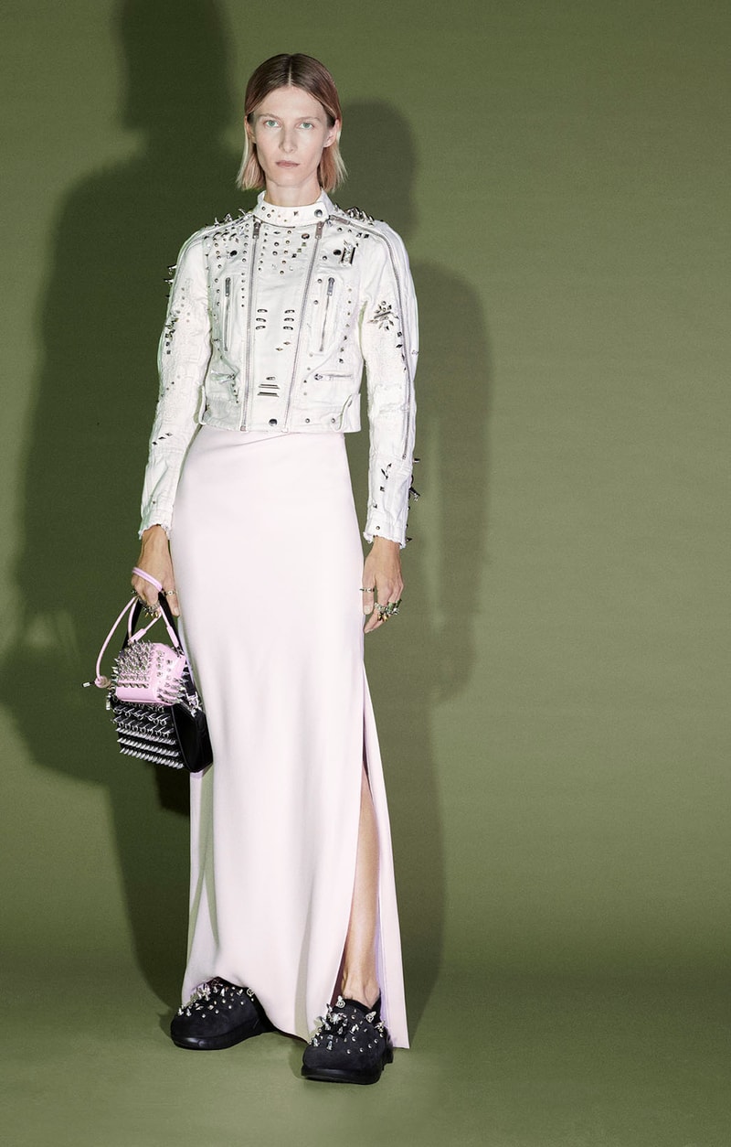 givenchy matthew williams pre-fall 2021 collection clogs marshmallow slides studs suits dresses
