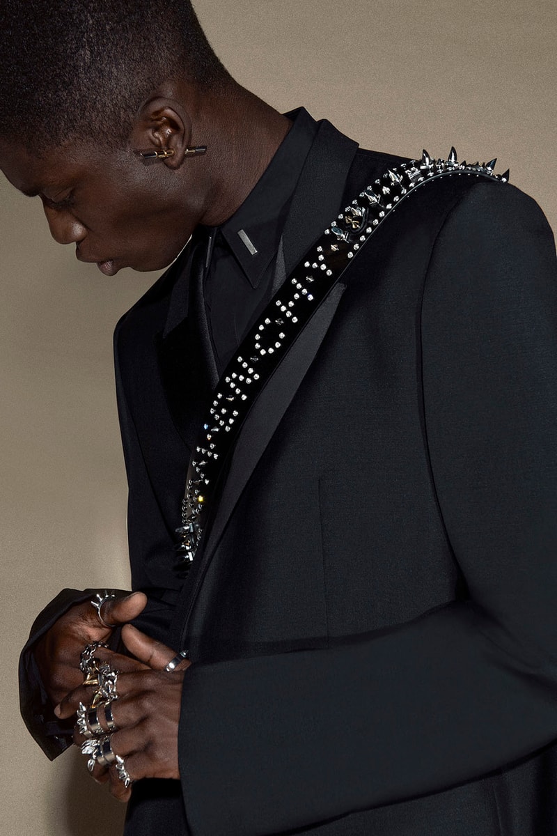 givenchy matthew williams pre-fall 2021 collection clogs marshmallow slides studs suits dresses