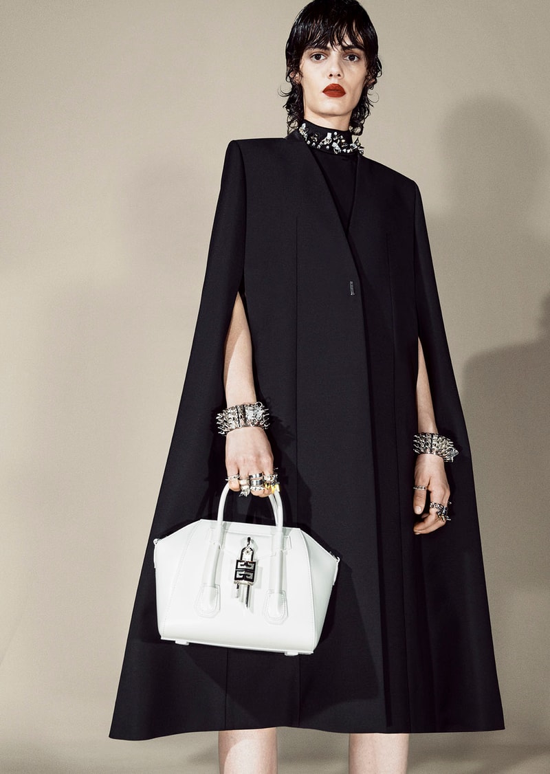 givenchy matthew williams pre-fall 2021 collection clogs marshmallow slides studs suits dresses