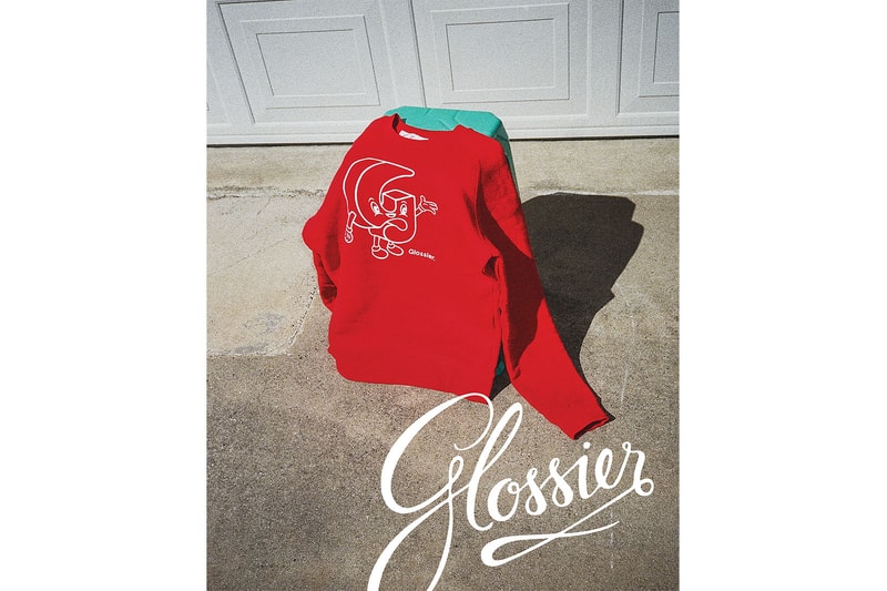 glossier holiday christmas collection balm dotcom lip gloss g pal sweatshirt skincare makeup release