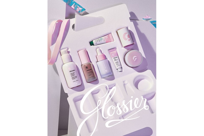 glossier holiday christmas collection balm dotcom lip gloss g pal sweatshirt skincare makeup release