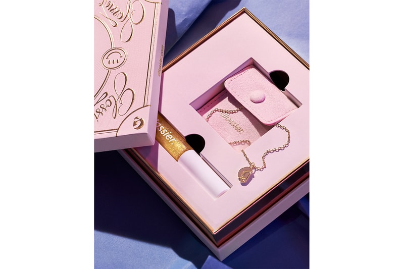glossier holiday christmas collection balm dotcom lip gloss g pal sweatshirt skincare makeup release