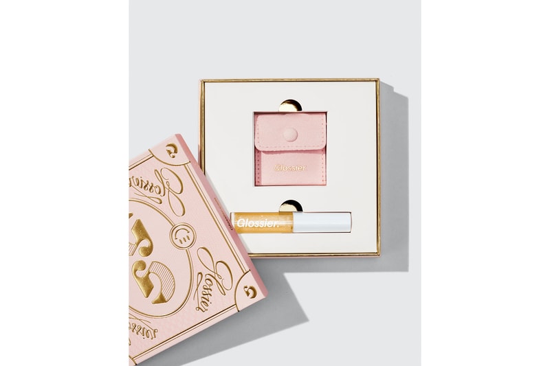 glossier holiday christmas collection balm dotcom lip gloss g pal sweatshirt skincare makeup release