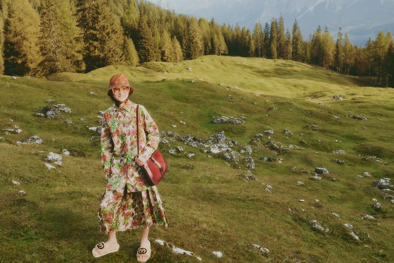Gucci x The North Face Collaboration Collection Outerwear Label Campaign Where to Buy Release Date Tent Hiking Boots Jackets ECONYL