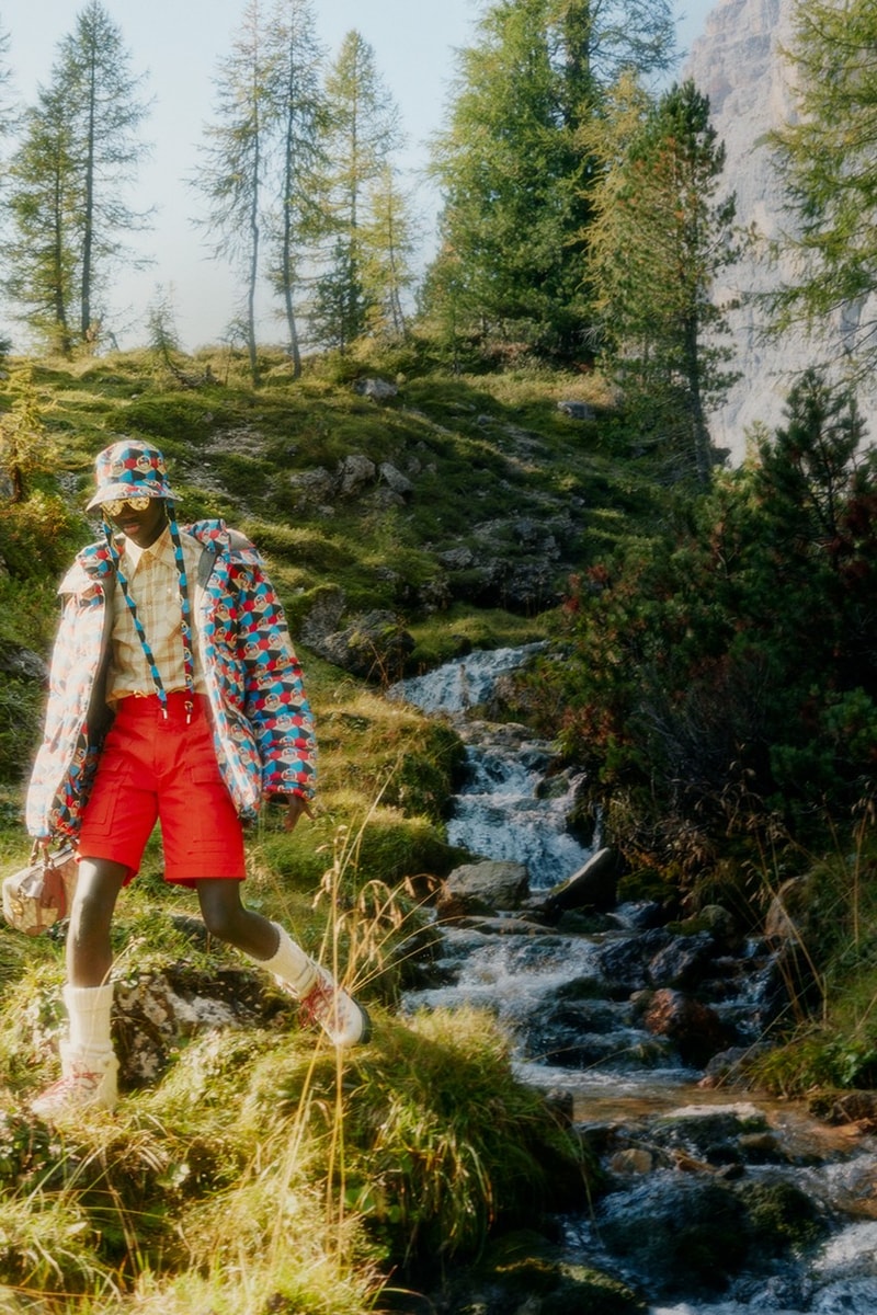 Gucci x The North Face Collaboration Collection Outerwear Label Campaign Where to Buy Release Date Tent Hiking Boots Jackets ECONYL