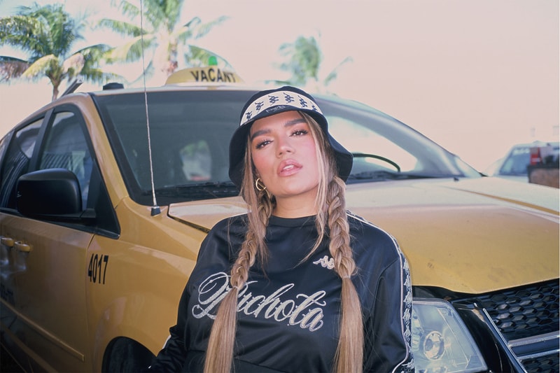 karol g kappa partnership bichota tracksuits pants jackets bucket hats bumbags release