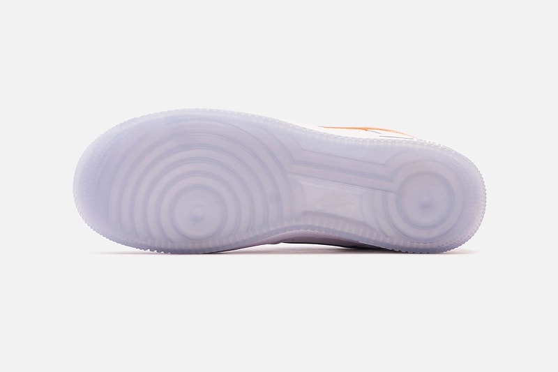 kith nike collaboration air force 1 low nyc sneakers white orange blue colorway ronnie fieg footwear shoes sneakerhead