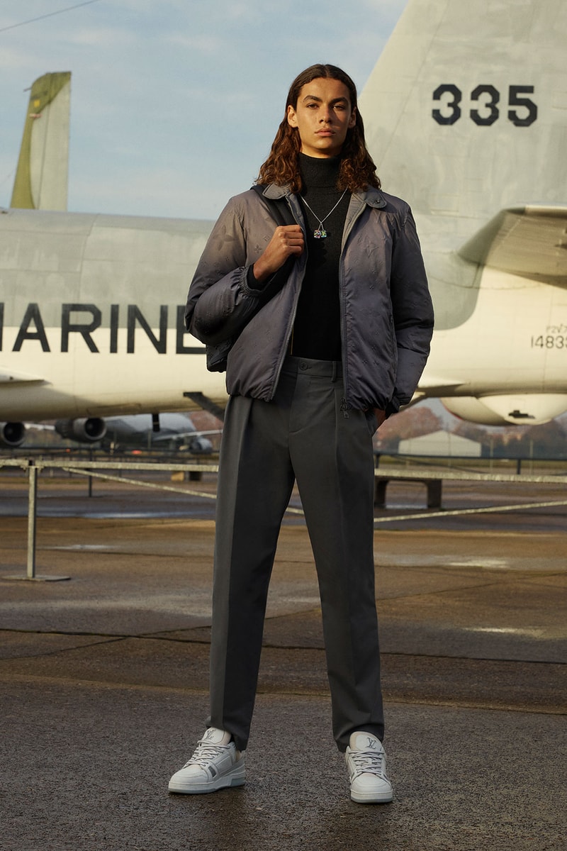 louis vuitton mens pre-fall 2021 collection lookbook virgil abloh trousers sweater jacket