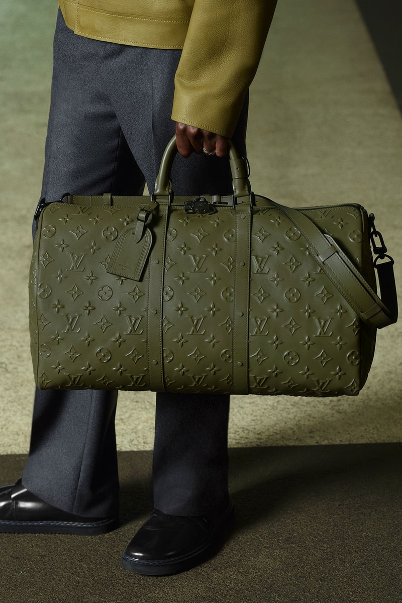 louis vuitton mens pre-fall 2021 collection lookbook virgil abloh speedy lv monogram bag