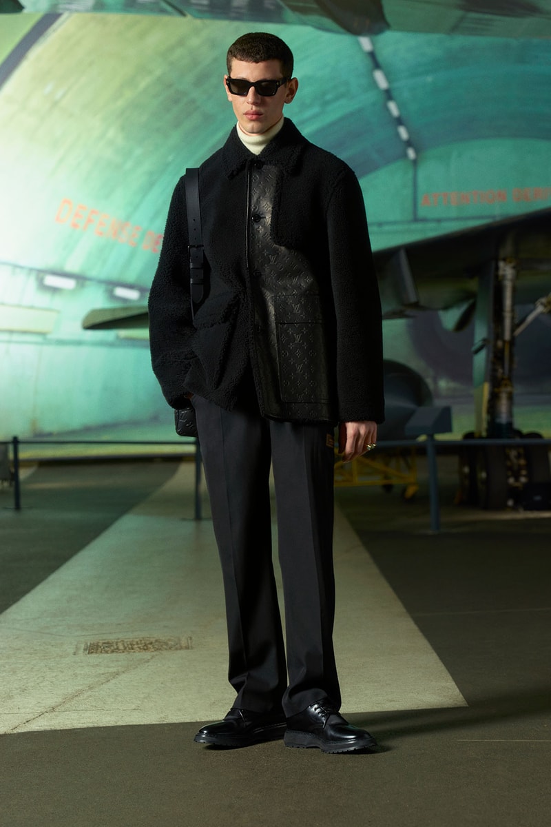 louis vuitton mens pre-fall 2021 collection lookbook virgil abloh lv monogram jacket jumper outerwear