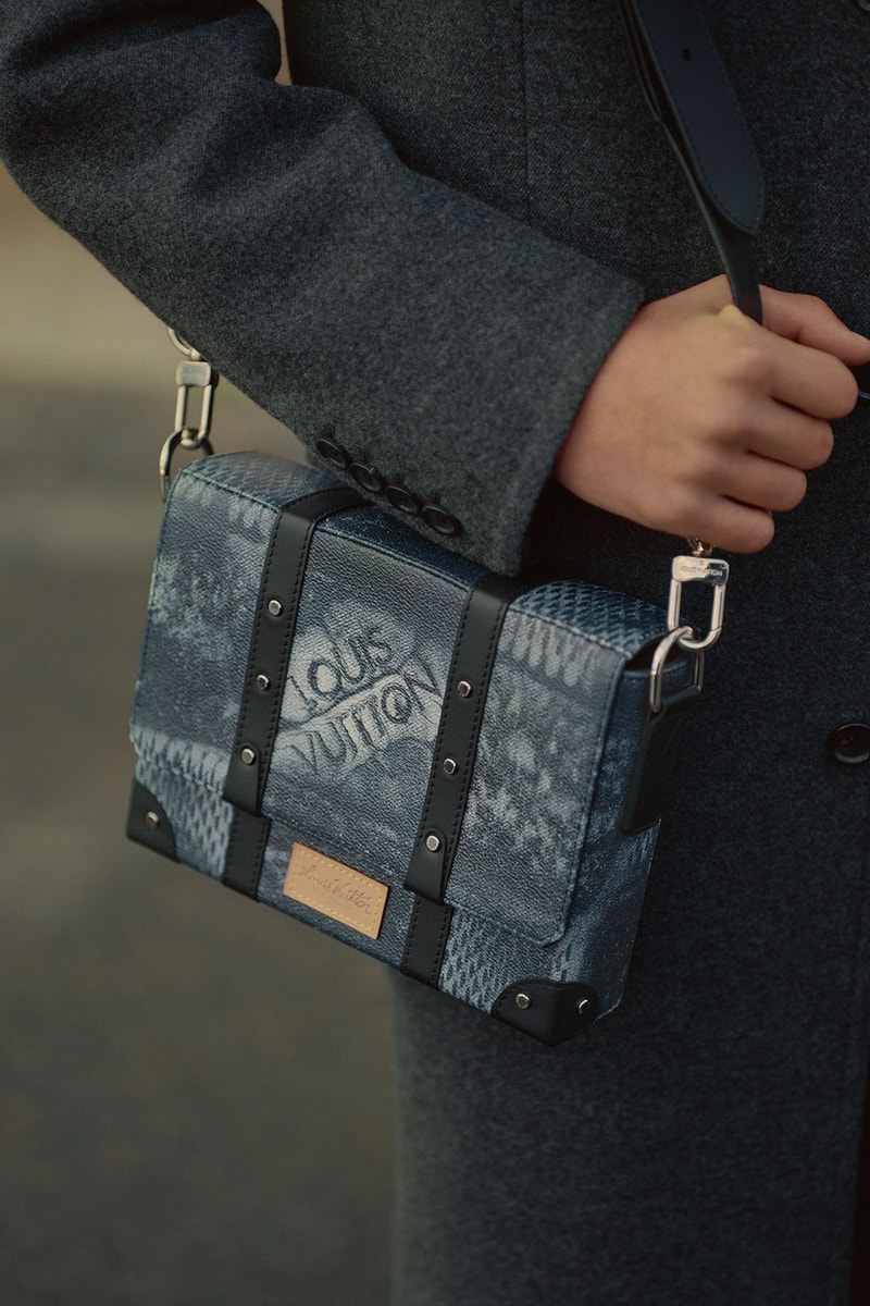 louis vuitton mens pre-fall 2021 collection lookbook virgil abloh trunk messenger